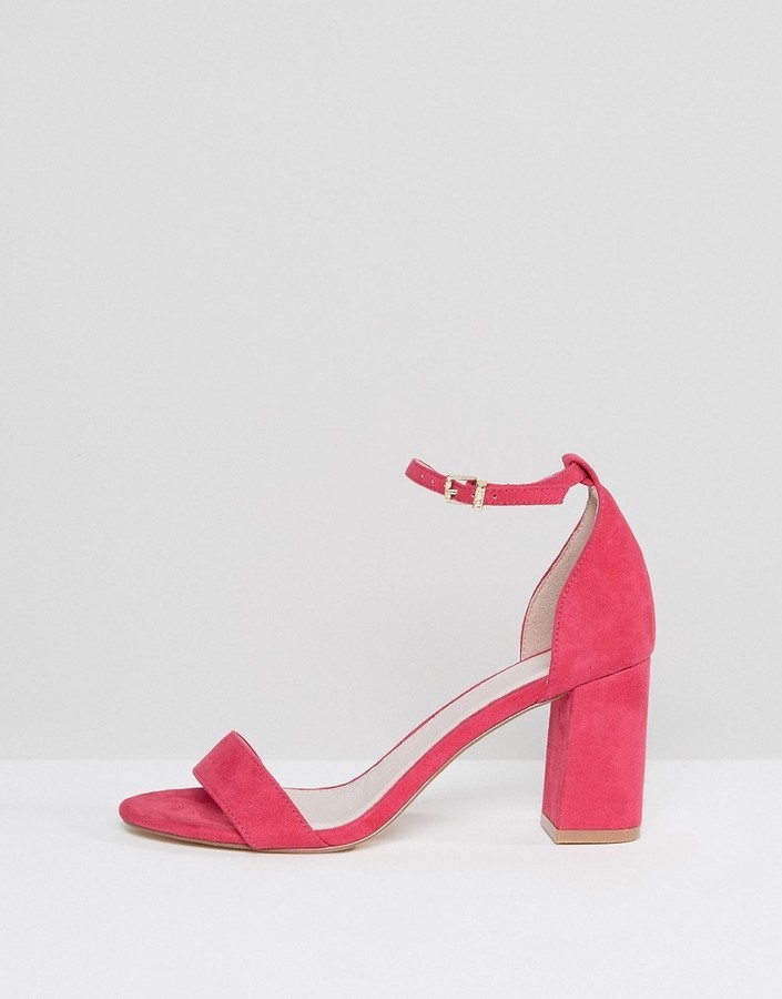 hot pink wide fit heels