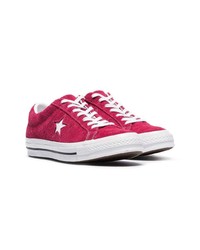 Converse Pink One Star Suede Sneakers