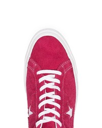 Converse Pink One Star Suede Sneakers