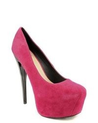 DV8 by Dolce Vita Empress Pink Suede Pumps Heels Shoes