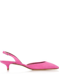 Tabitha Simmons Lily Suede Slingback Pumps