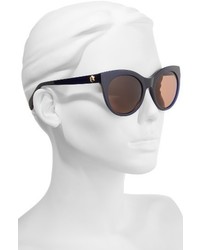 Draper James 52mm Round Cat Eye Sunglasses
