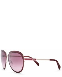 Emilio Pucci 57mm Metal Sunglasses