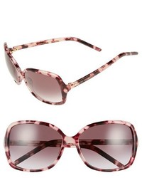 Marc Jacobs 59mm Oversized Sunglasses Pink Havana