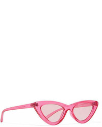 Le Specs Adam Selman The Last Lolita Cat Eye Acetate Sunglasses Pink