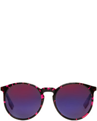 MCQ Alexander Ueen Pink Round Sunglasses