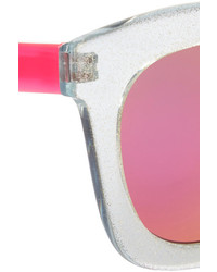 Markus Lupfer D Frame Glittered Acetate Sunglasses