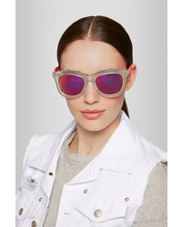 Markus Lupfer D Frame Glittered Acetate Sunglasses