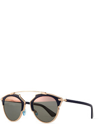 Christian Dior Dior So Real Brow Bar Mirrored Sunglasses