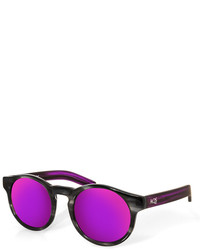 Gray Hot Pink Benni Sunglasses