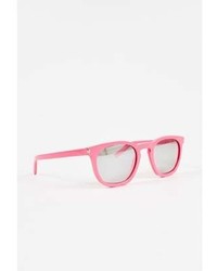 Saint Laurent Hot Pink Metallic Mirrored Sl 28 Sunglasses