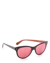 Marc by Marc Jacobs Mirrored Slight Cat Eye Sunglasses