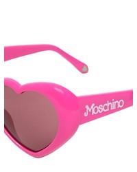 Moschino Heart Shaped Acetate Sunglasses