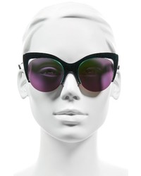 Vow London Mia 51mm Cat Eye Sunglasses Hot Pink Glitter