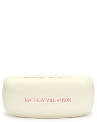 Matthew Williamson X Linda Farrow Paint Trim Acetate Square Sunglasses