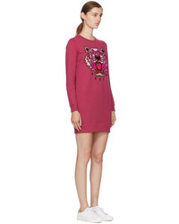 Kenzo Pink Tiger Sweatshirt Dress