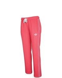 adidas Originals Collegiate Fleece Track Pants Super Pink Heatherwhite