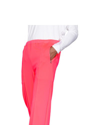 Random Identities Pink Dressy Track Pants