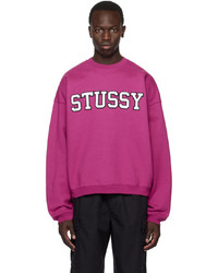 Stussy Pink Relaxed Sweatshirt