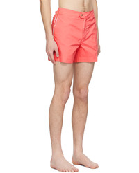 Tom Ford Pink Piping Swim Shorts
