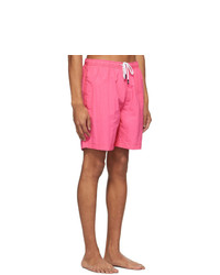 Solid and Striped Pink The California Swim Shorts