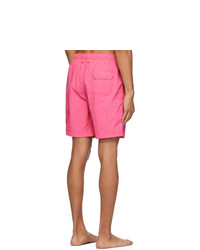 Solid and Striped Pink The California Swim Shorts