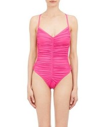 Norma Kamali One Piece Butterfly Mio Swimsuit Pink