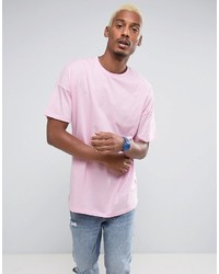 Asos Oversized T Shirt In Skater Pink