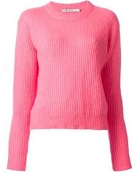 Alexander Wang T By Ribbed Crew Neck Sweater