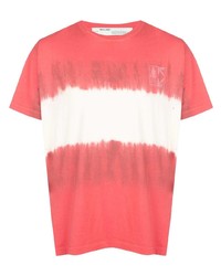 Off-White Tie Dye Effect T Shirt