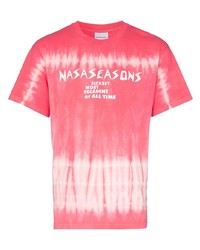 Nasaseasons Tie Dye Slogan Print T Shirt