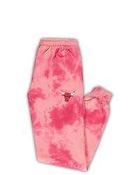 Hot Pink Tie-Dye Sweatpants