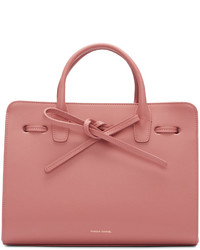 Mansur Gavriel Pink Leather Mini Sun Tote