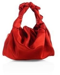 The Row The Ascot Knotted Satin Tote