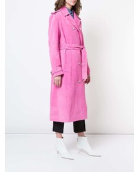Calvin Klein 205W39nyc Suede Trench Coat