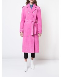 Calvin Klein 205W39nyc Suede Trench Coat