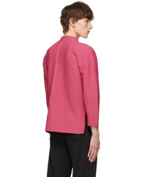 CFCL Pink Polyester Long Sleeve T Shirt