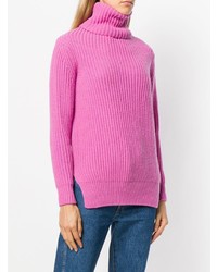 Avant Toi Ribbed Roll Neck Sweater