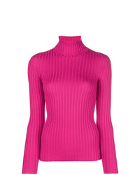 Moschino Roll Neck Fitted Sweater