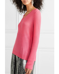 Marc Jacobs Ribbed Wool Blend Sweater