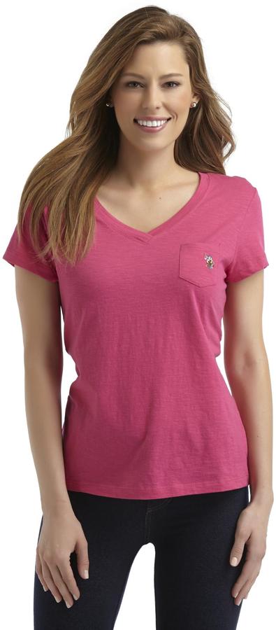 us polo v neck t shirts