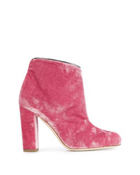 Malone Souliers Eula Velvet Ankle Boots