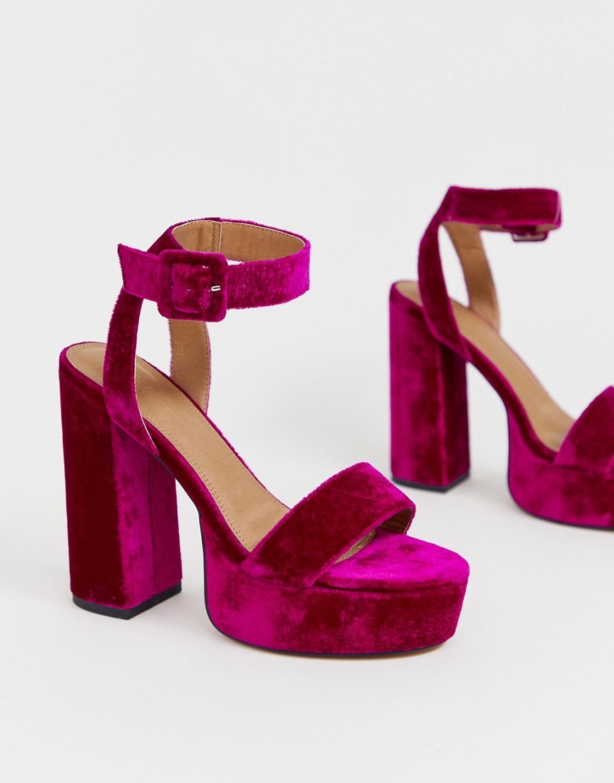 Buffalo MAY DORSAY - Platform heels - magenta/pink - Zalando.de