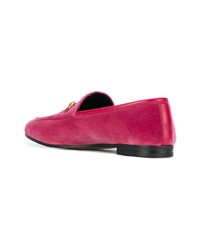 Gucci Princetown Velvet Loafers