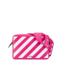 Hot Pink Vertical Striped Fanny Pack