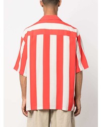 Sunnei Striped Short Sleeve Shirt