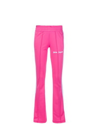 Hot Pink Vertical Striped Sweatpants