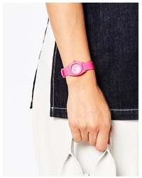 Nixon Small Time Teller Pink Plastic Watch