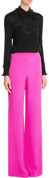 Emilio Pucci Wide Leg Silk Pants, $815, STYLEBOP.com