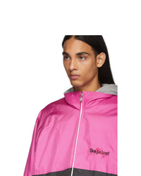 Doublet Pink Chaos Embroidery Track Jacket